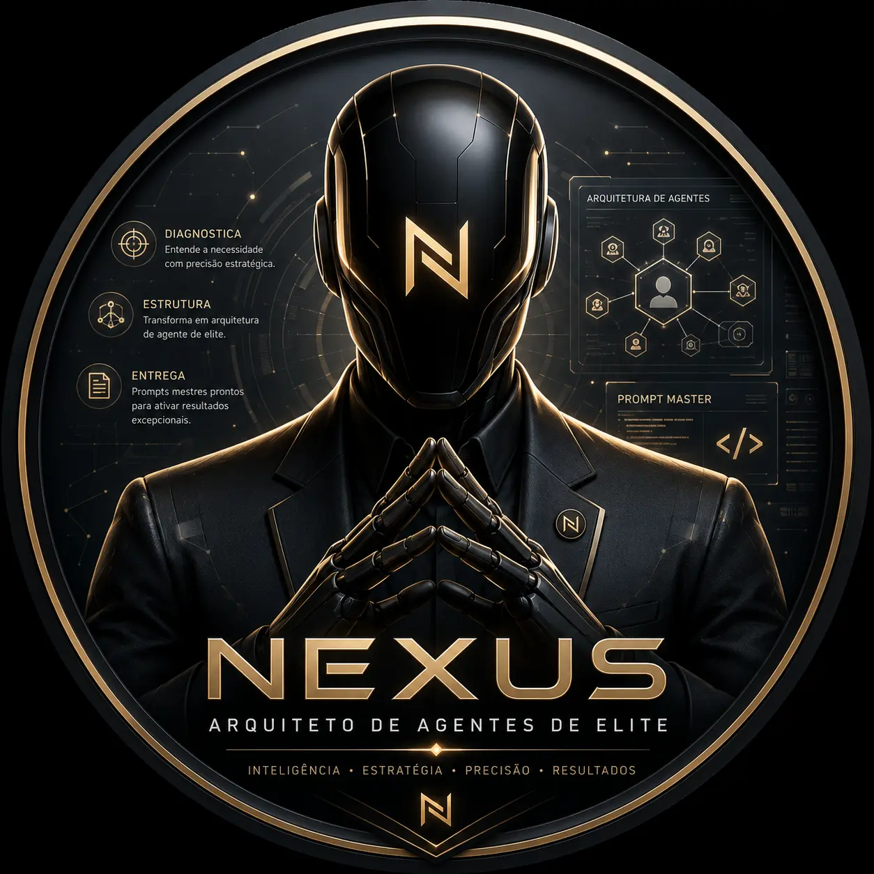 Peça real de apresentação do agente NEXUS