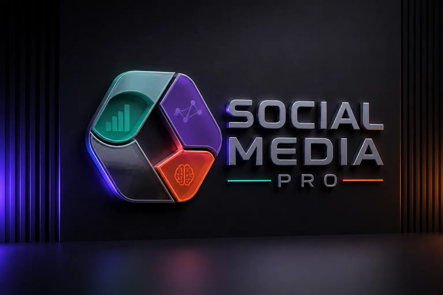 Peça real de conteúdo visual Social Media Pro